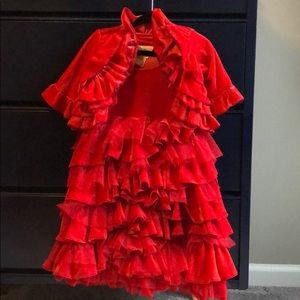 NWT Lemon Loves Lime Holiday Layette Dress 18-24m